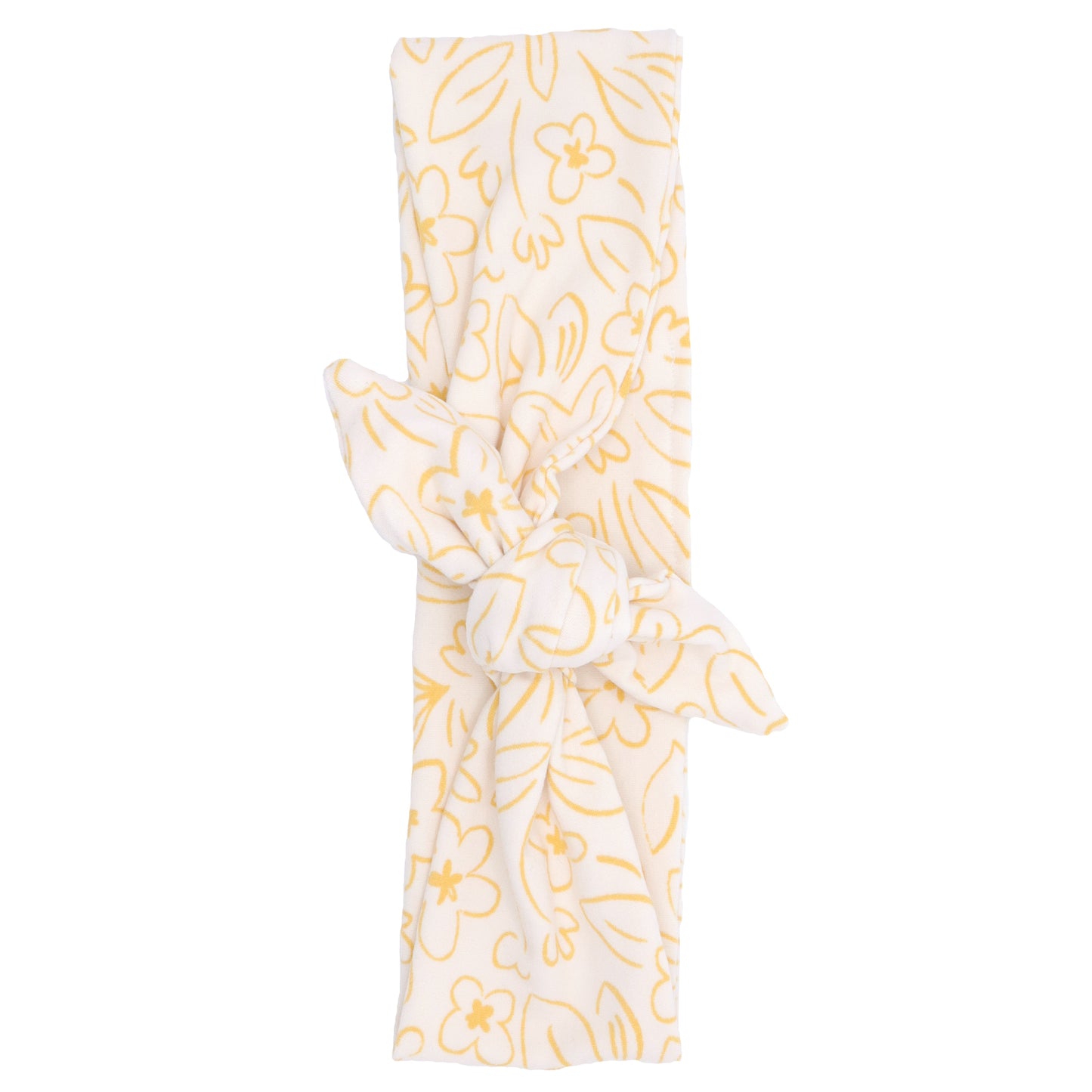 Tie - White & Yellow Floral
